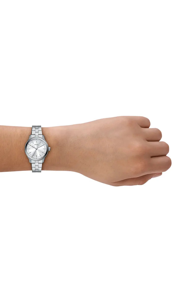 Brynn Three-Hand Stainless Steel Bracelet Watch, 30mm
