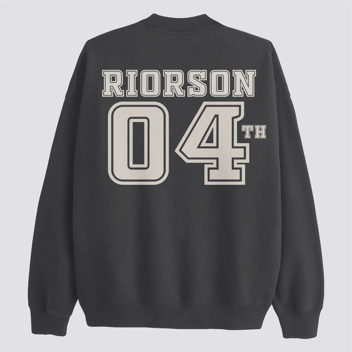 Fourth Wing Wingleader fleece sweatshirt Black Wash look Fourth Wing
