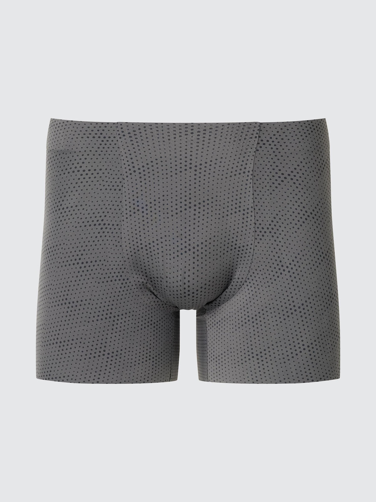 UNIQLO AIRism Seamless Boxer Briefs | Printed color DARK GRAY #color_UNIQ 08 DARK GRAY