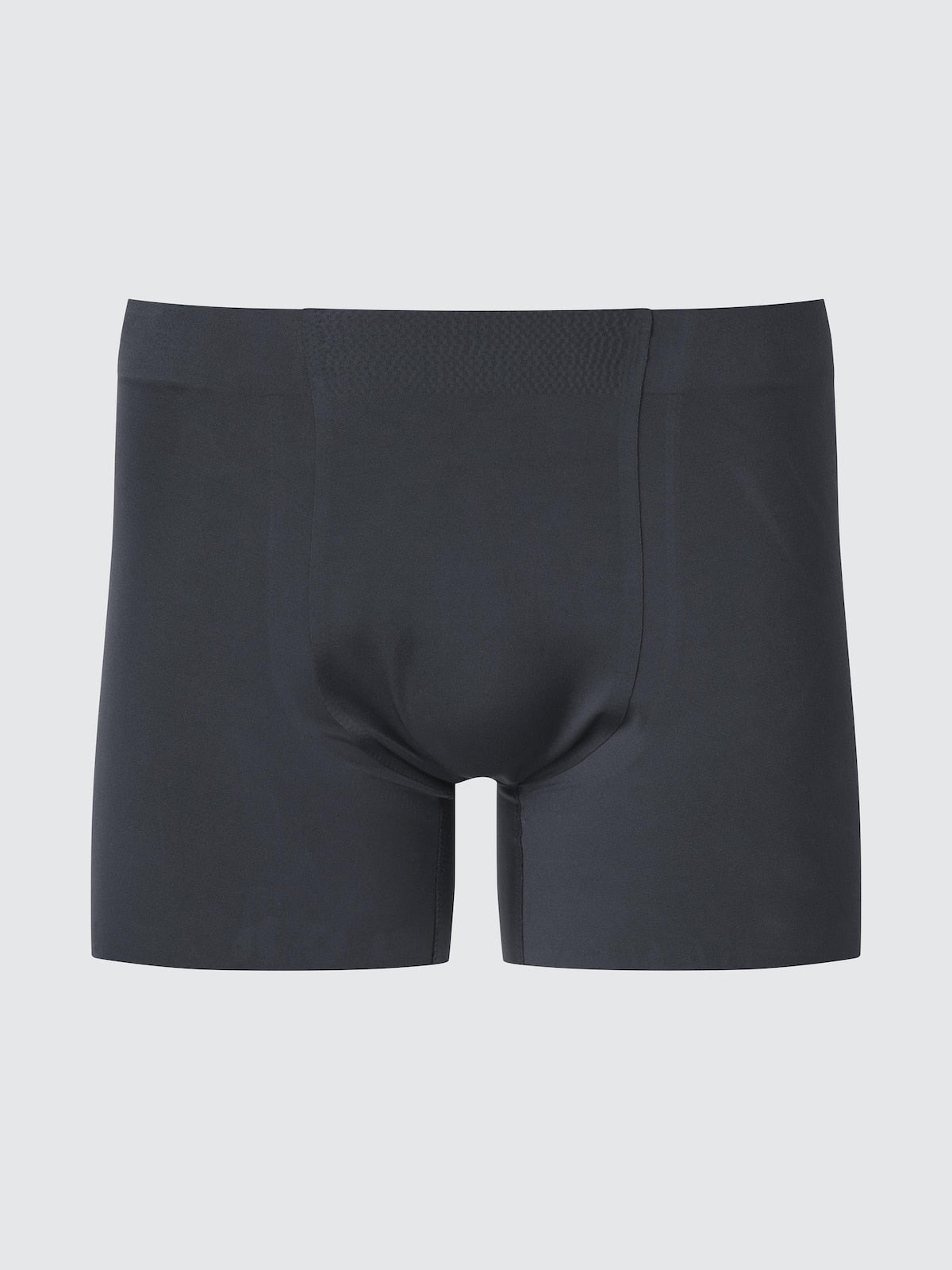 UNIQLO AIRism Ultra Seamless Boxer Briefs color BLACK #color_UNIQ 09 BLACK