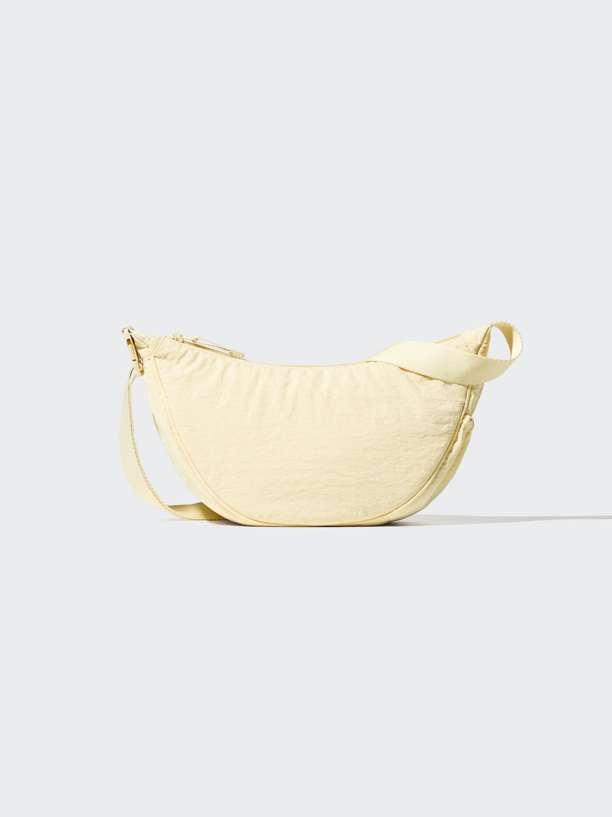 UNIQLO Round Mini Shoulder Bag color YELLOW #color_UNIQ 41 YELLOW