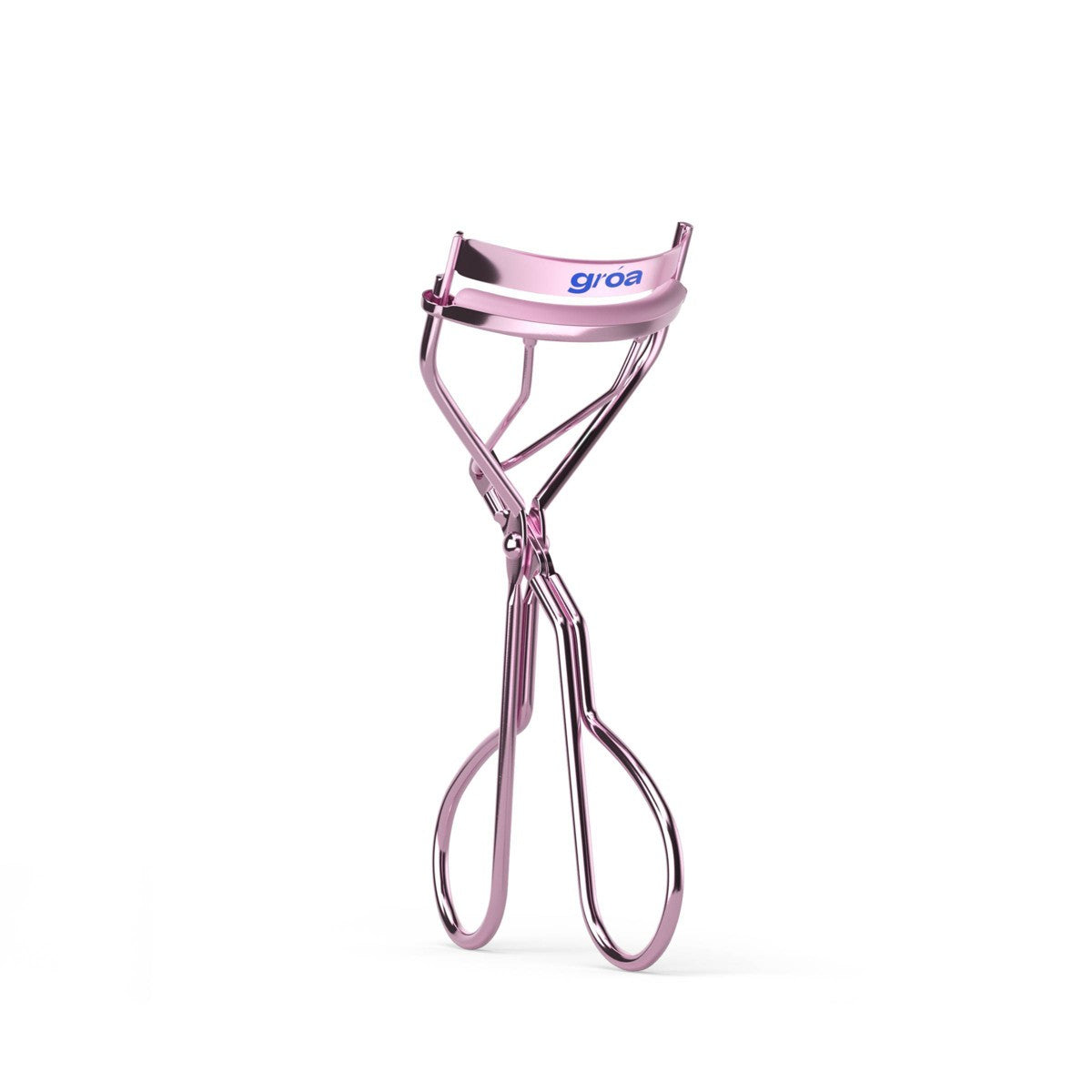 Enchinador de pestañas gróa Lash Curler rosa, vista completa