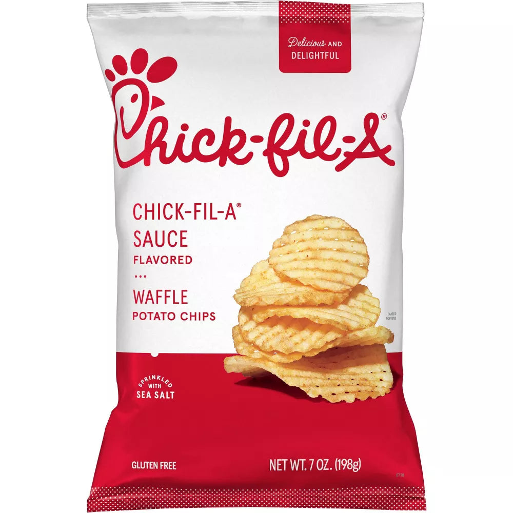 Herr's Chick-fil-A Sauce Waffle Potato Chips papas fritas saborizadas