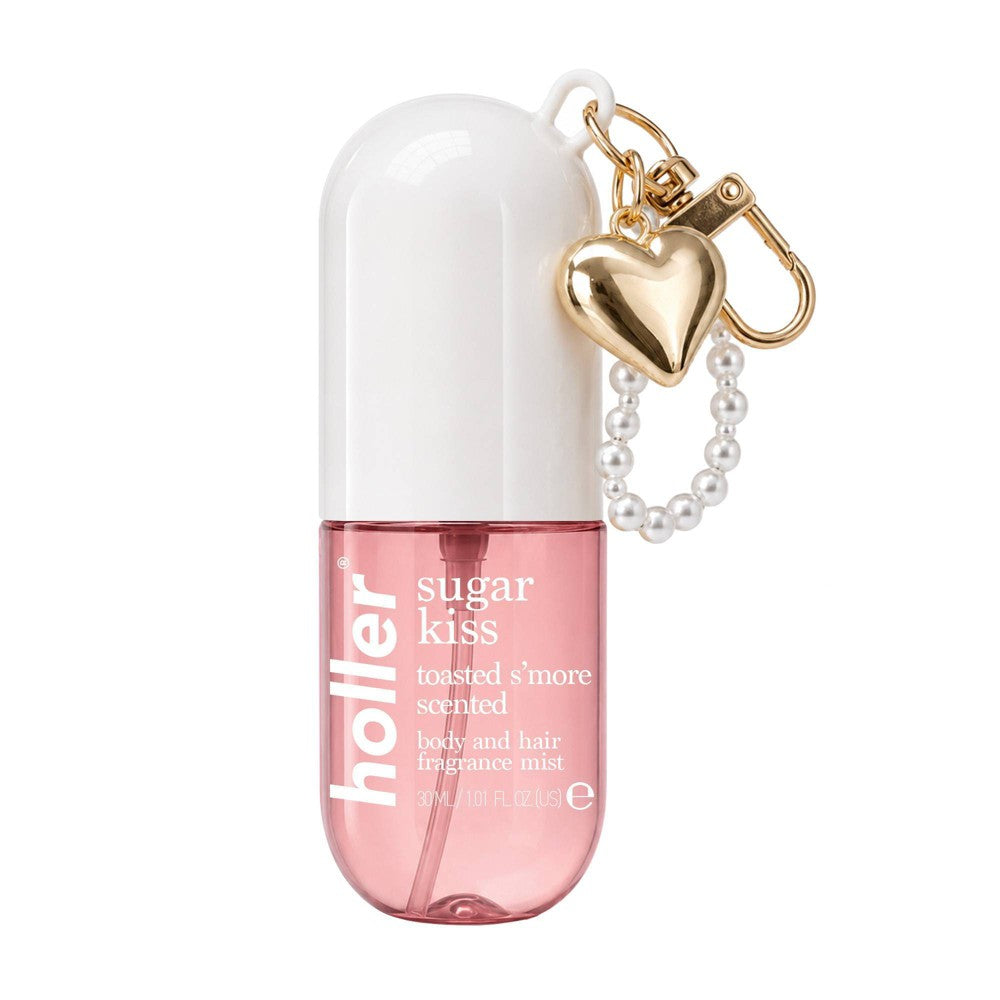 Holler and Glow Body & Hair Mist aroma Sugar Kiss, bruma perfumada portátil para cuerpo y cabello #tamaño_30 ml / 1 oz
