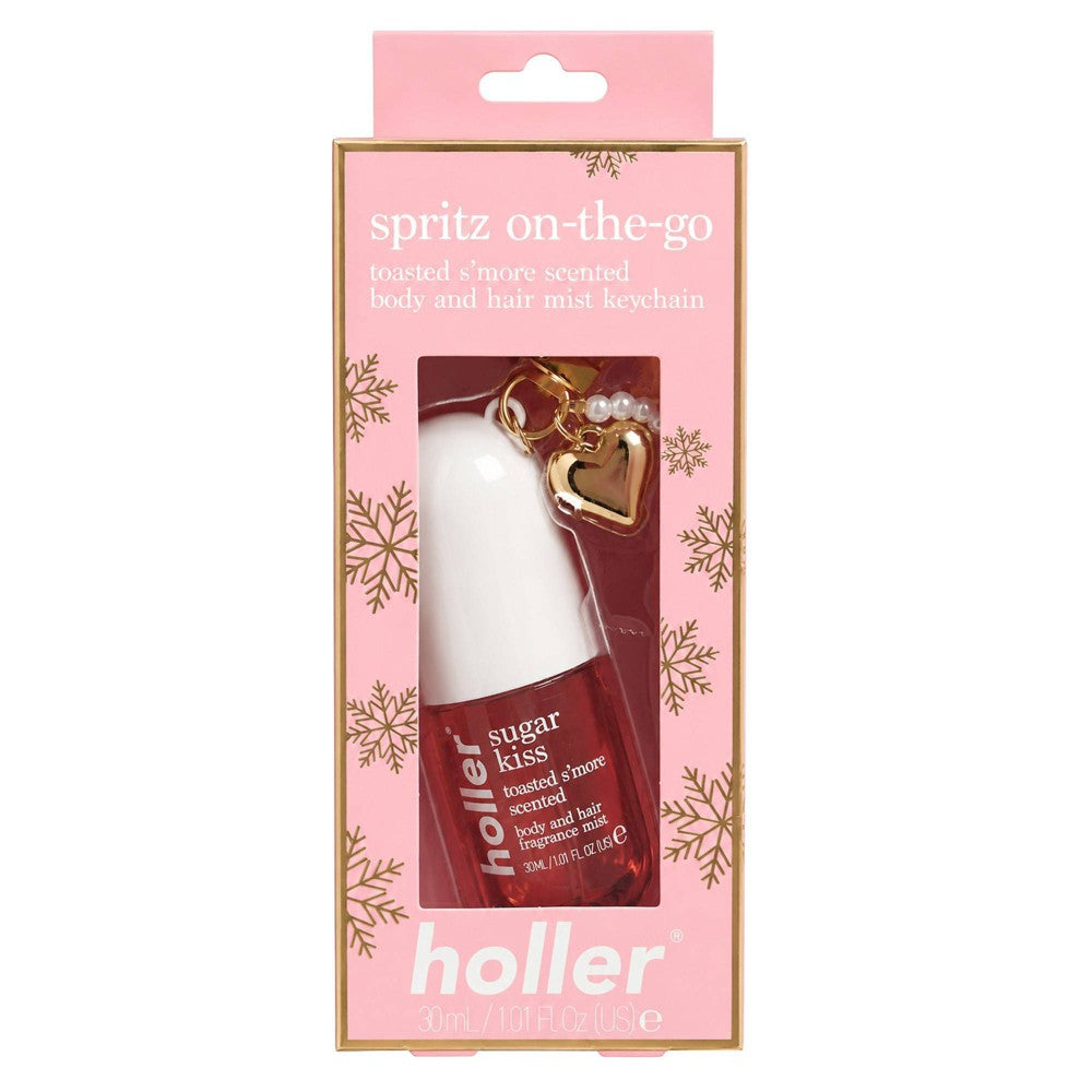Holler and Glow Sugar Kiss body hair mist con llavero foto 2 #tamaño_30 ml / 1 oz