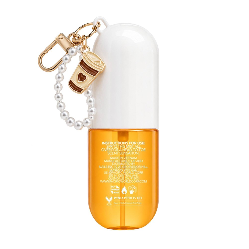 Holler and Glow Toasted Caramel body hair mist con llavero foto 3 #tamaño_30 ml / 1 oz