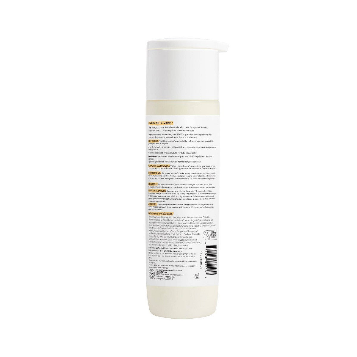 The Honest Company Refresh Conditioner Citrus Vanilla detalles