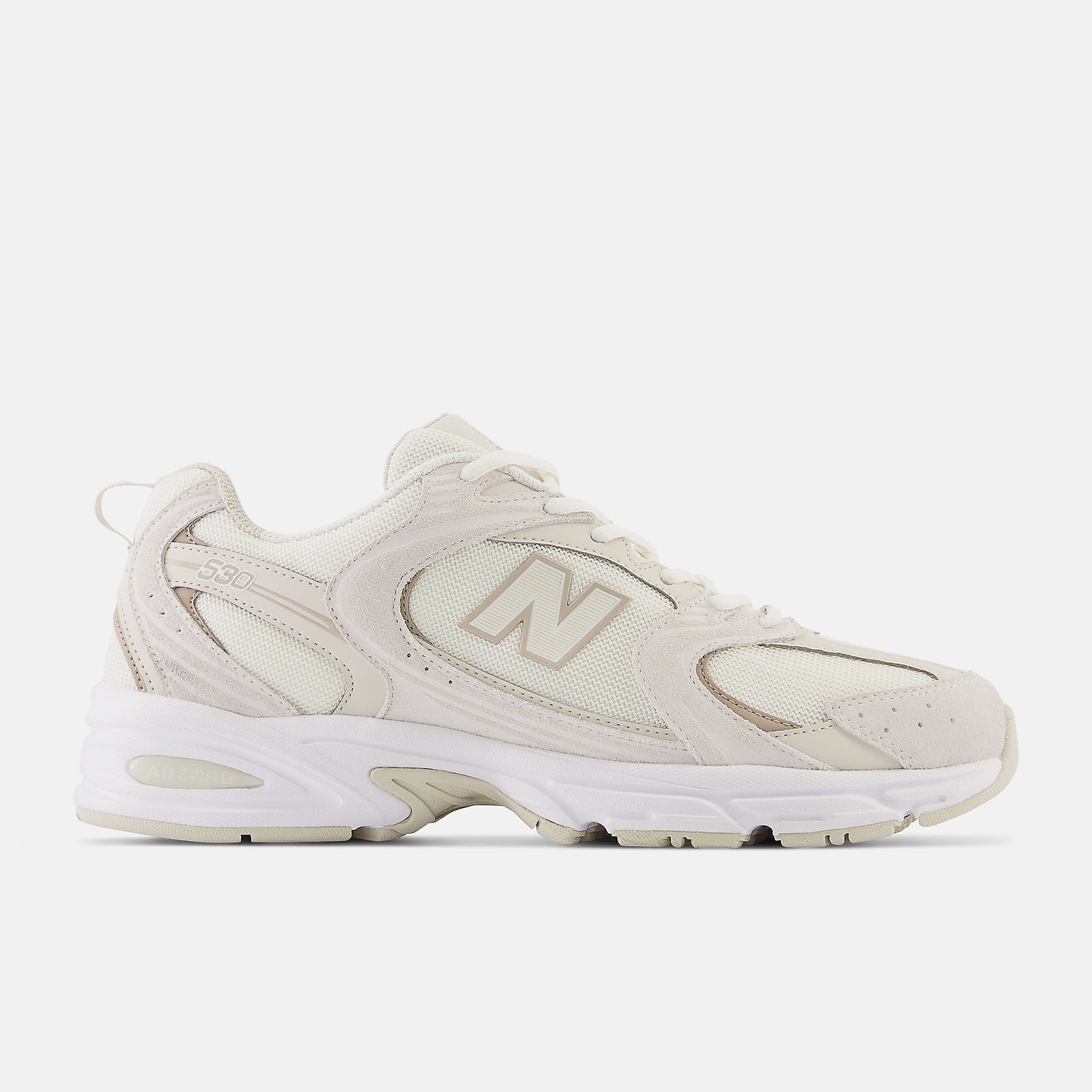 New Balance 530 Sea salt with moonbeam and timber wolf | Tenis para hombre y mujer