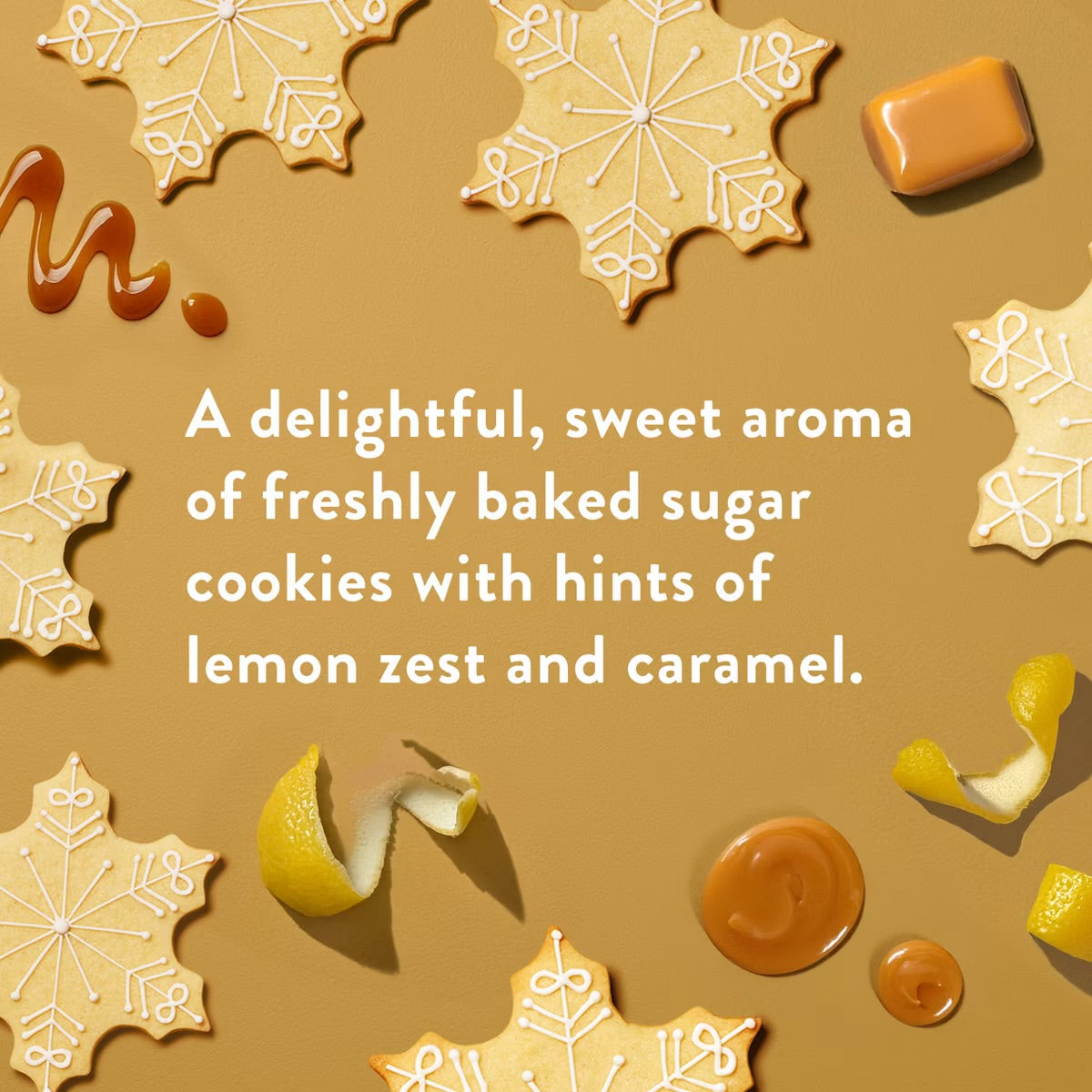 Native Sugar Cookie Body Scrub textura exfoliante para piel suave y aroma gourmand navideño