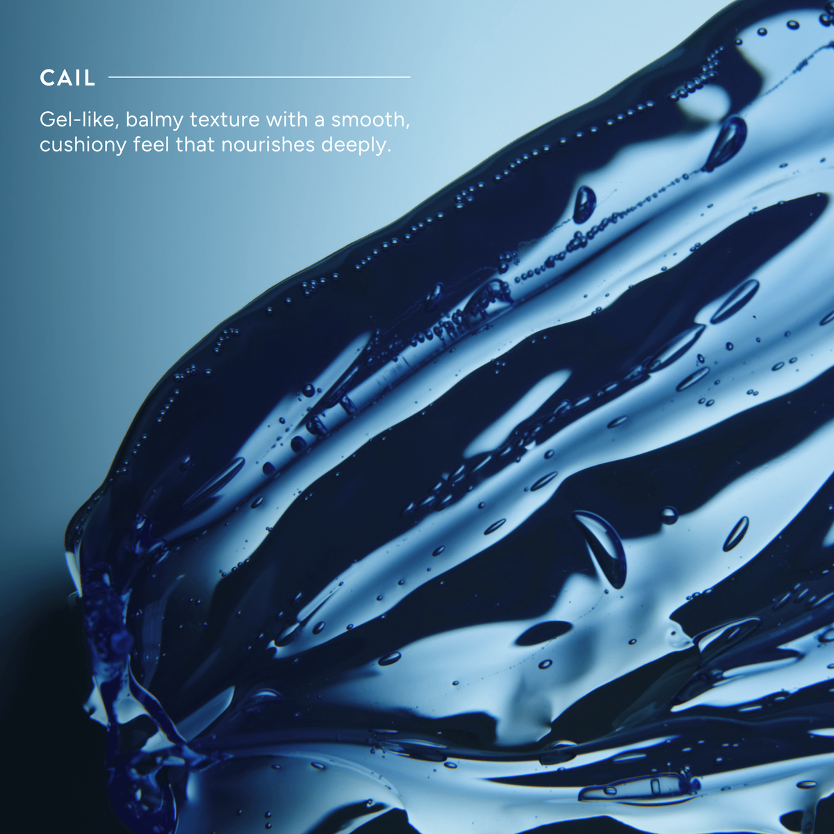 NIOD CAIL textura gel balm azul