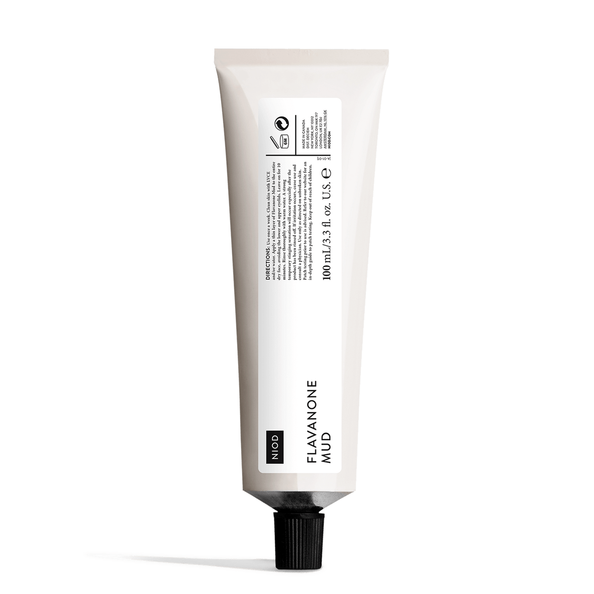 NIOD Flavanone Mud FM 100 mL vista frontal #tamaño_100 mL / 3.4 oz