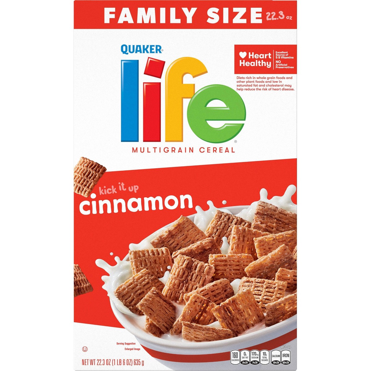 Quaker Life Cinnamon 22.3 oz imagen 2