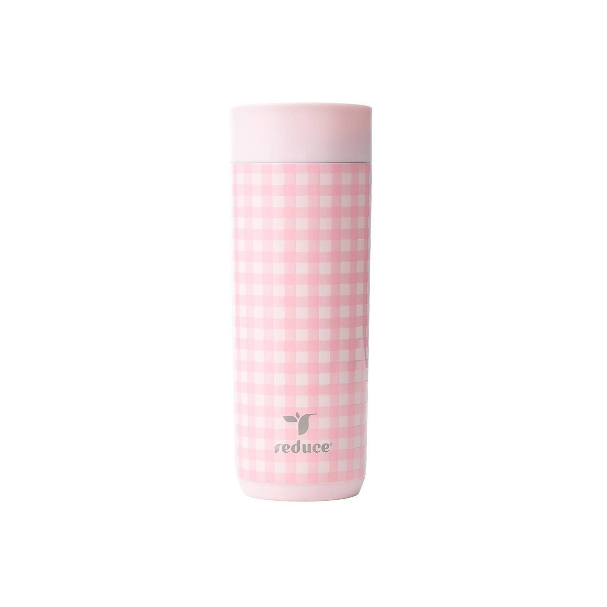 Reduce Perk termo para café 473 ml diseño Blush Gingham con cuadros en rosa #color_RED Blush Gingham