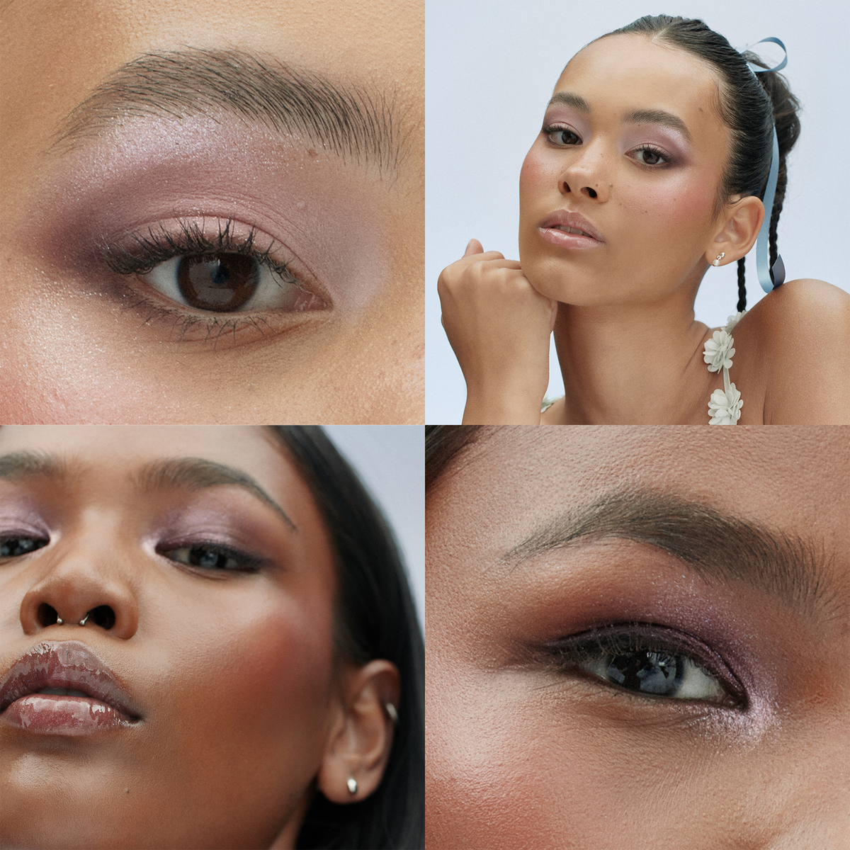 r.e.m. beauty The Prima Palette abierta con seis sombras