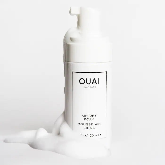 OUAI Air Dry Foam mousse anti frizz para secado al aire