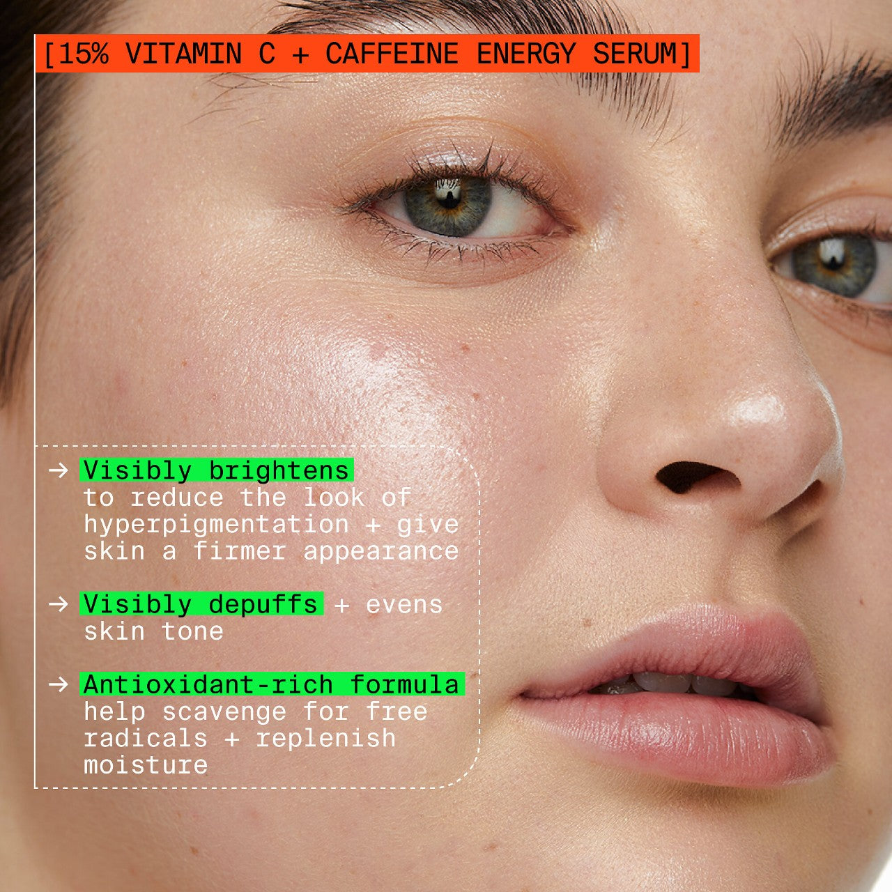 15% Vitamin C + Clean Caffeine Energy Serum