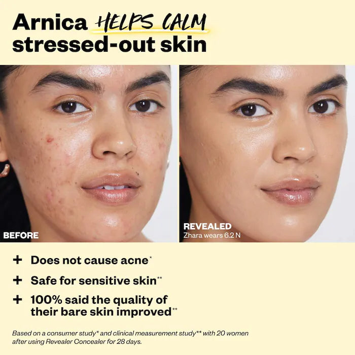 Revealer Super Creamy + Brightening Concealer with Caffeine and Hyaluronic Acid