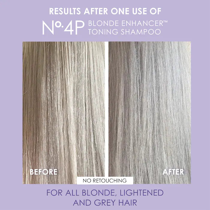 No.4P Blonde Enhancer Toning Purple Shampoo