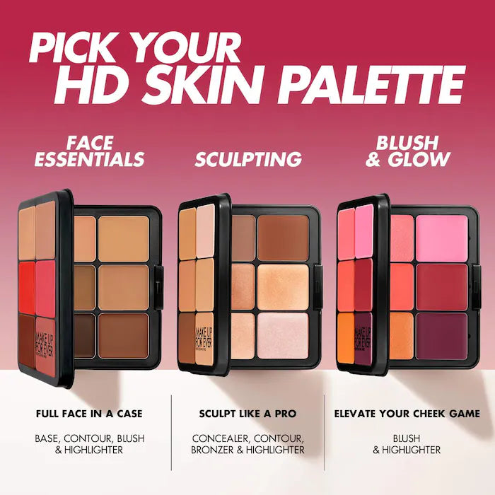 HD Skin Cream Contour and Highlight Sculpting Palette