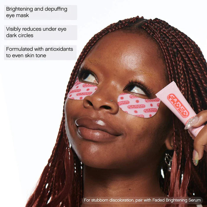 Parches Topicals Faded para contorno de ojos con cafeína y ácido kójico.