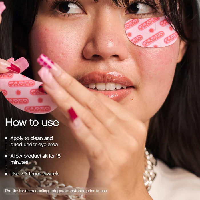 Eye masks Topicals Faded de hidrogel para bolsas, ojeras y luminosidad.
