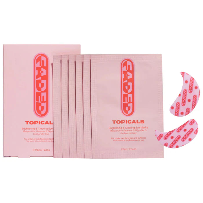 Topicals Faded Under Eye Brightening & Clearing Eye Masks para ojeras.