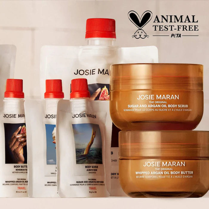 Mini Bohemian Fig - Argan Oil + Sugar Balm Refillable Exfoliating Body Scrub