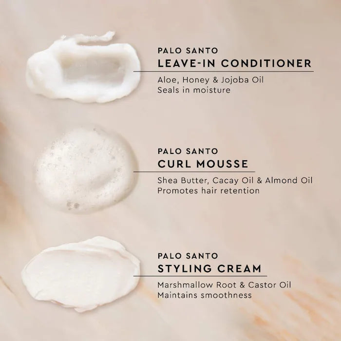 Kit de styling para rizos PATTERN Palo Santo con control frizz
