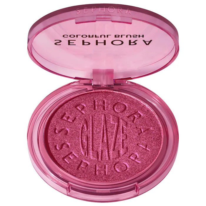 Colorful Blush and Highlighter Glaze