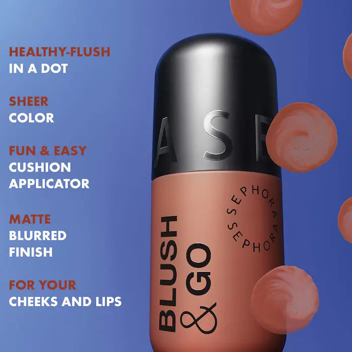 blush líquido Sephora Collection de larga duración para mejillas y labios