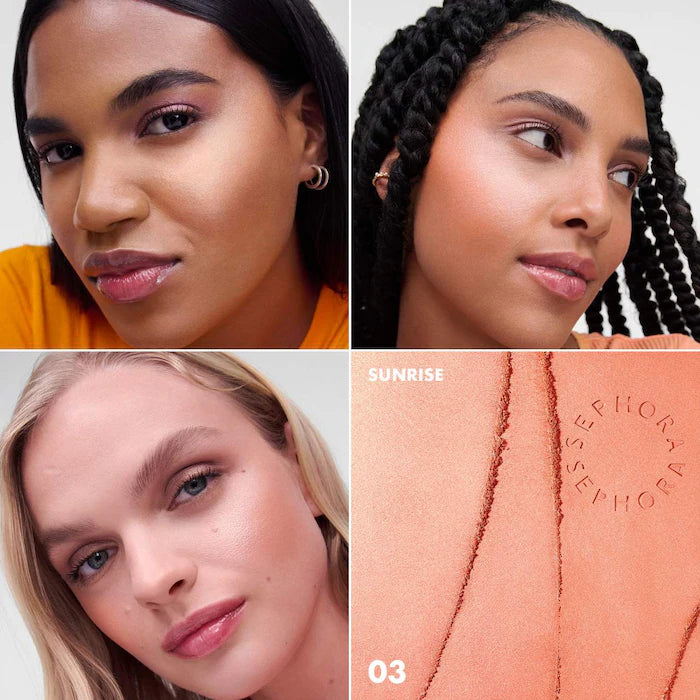 Colorful Blush and Highlighter Glaze