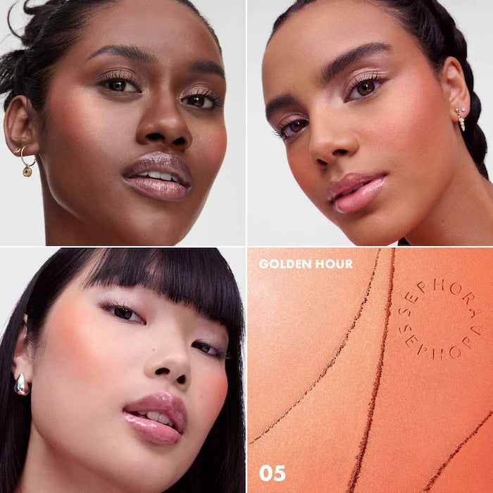 Colorful Blush and Highlighter Glaze