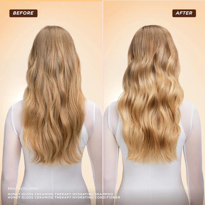 Shampoo Gisou Honey Gloss con miel fermentada y ceramidas para brillo