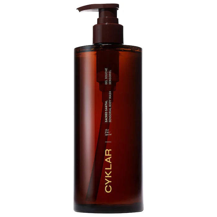 CYKLAR Sacred Santal Sensorial Body Wash gel de baño hidratante #tamaño_490 ml / 16.5 oz