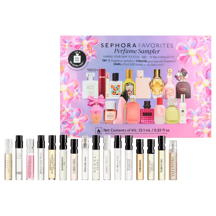 Set Sephora Favorites Flirty Trending Scents con muestras de perfume