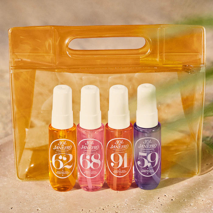 Body mist set Sol de Janeiro para cuerpo y cabello edición limitada