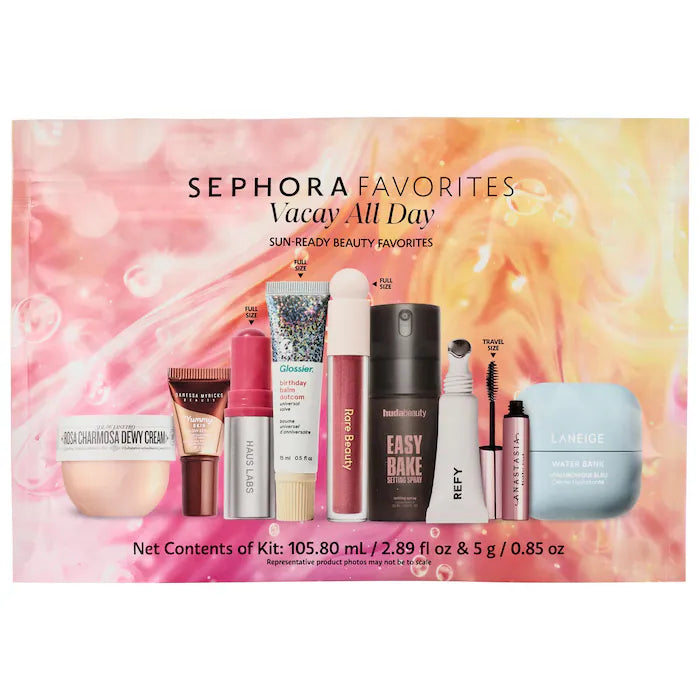 Kit glow de verano Sephora Favorites con Rare Beauty y LANEIGE