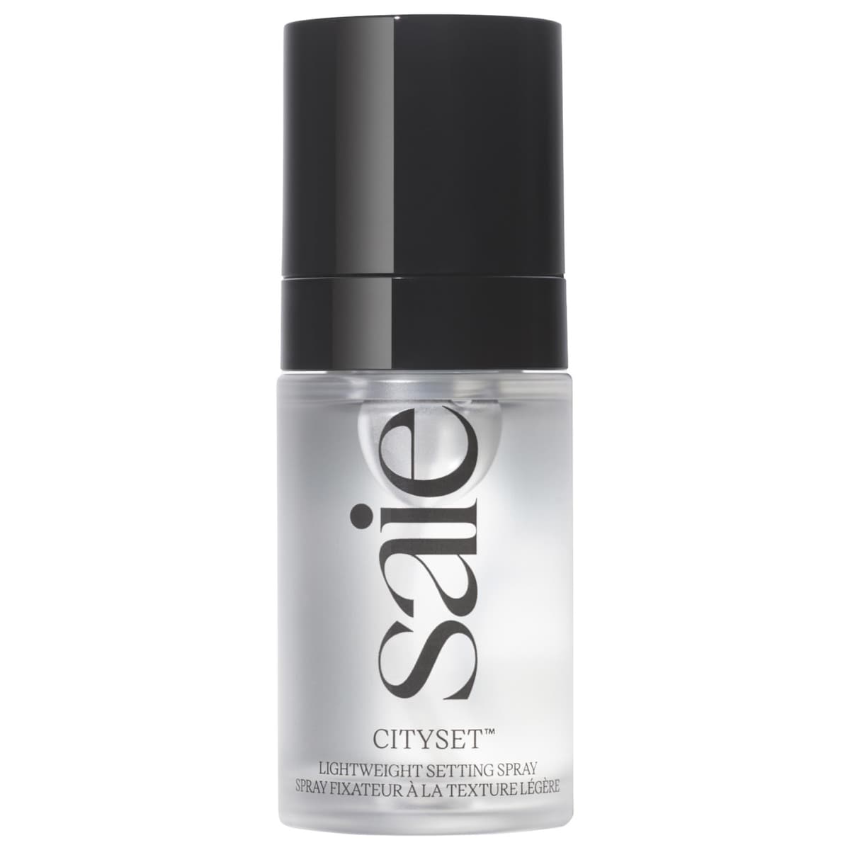 Saie Mini CitySet Lightweight Hydrating Setting Spray 30 mL vista frontal #tamaño_30 ml / 1 oz