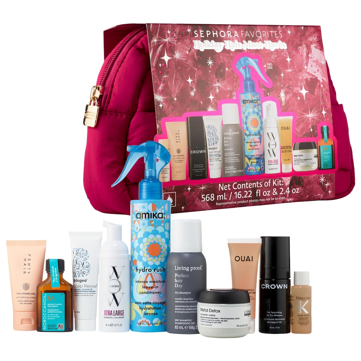 Holiday Hair Must-Haves Gift Set - 10 pz - Sephora Favorites imagen principal