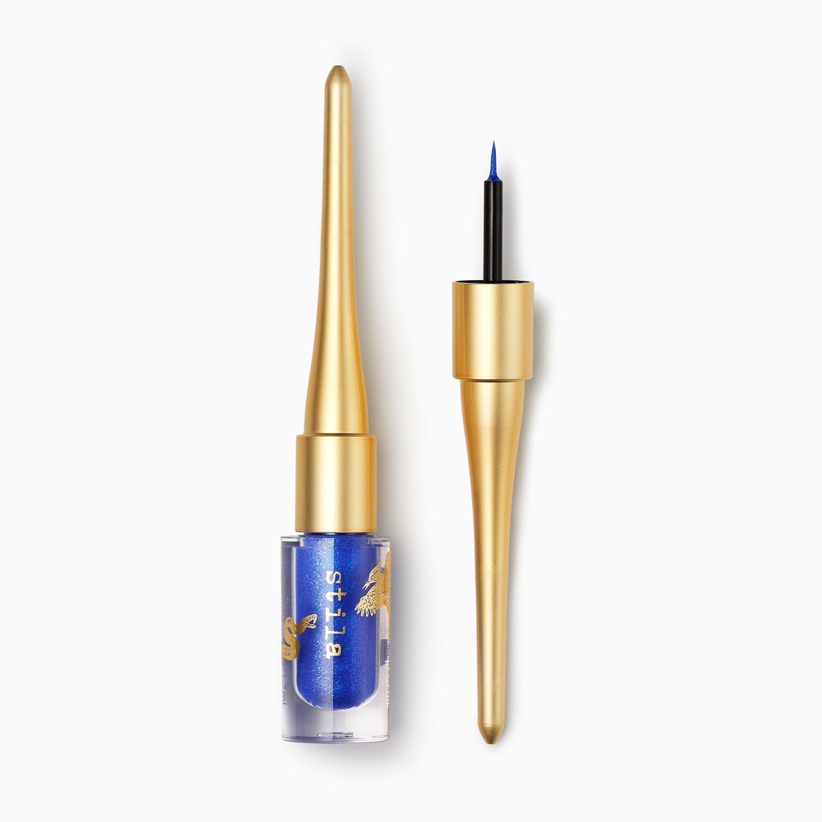 Delineador líquido Stila InkWear Electric Sky con pincel aplicador fino #color_Electric Sky