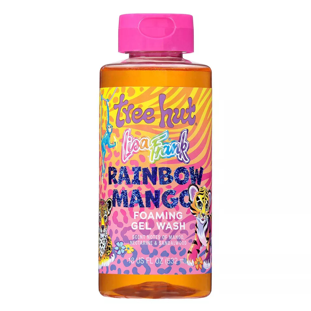 Tree Hut x Lisa Frank Rainbow Mango gel de baño espumoso 532 ml