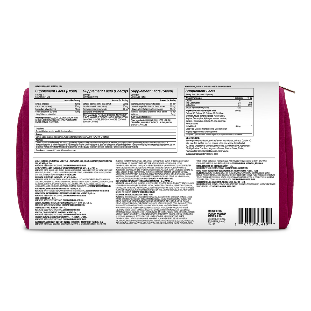 Beauty Finds Ulta Beauty Wellness Staples - 16 pz imagen 4