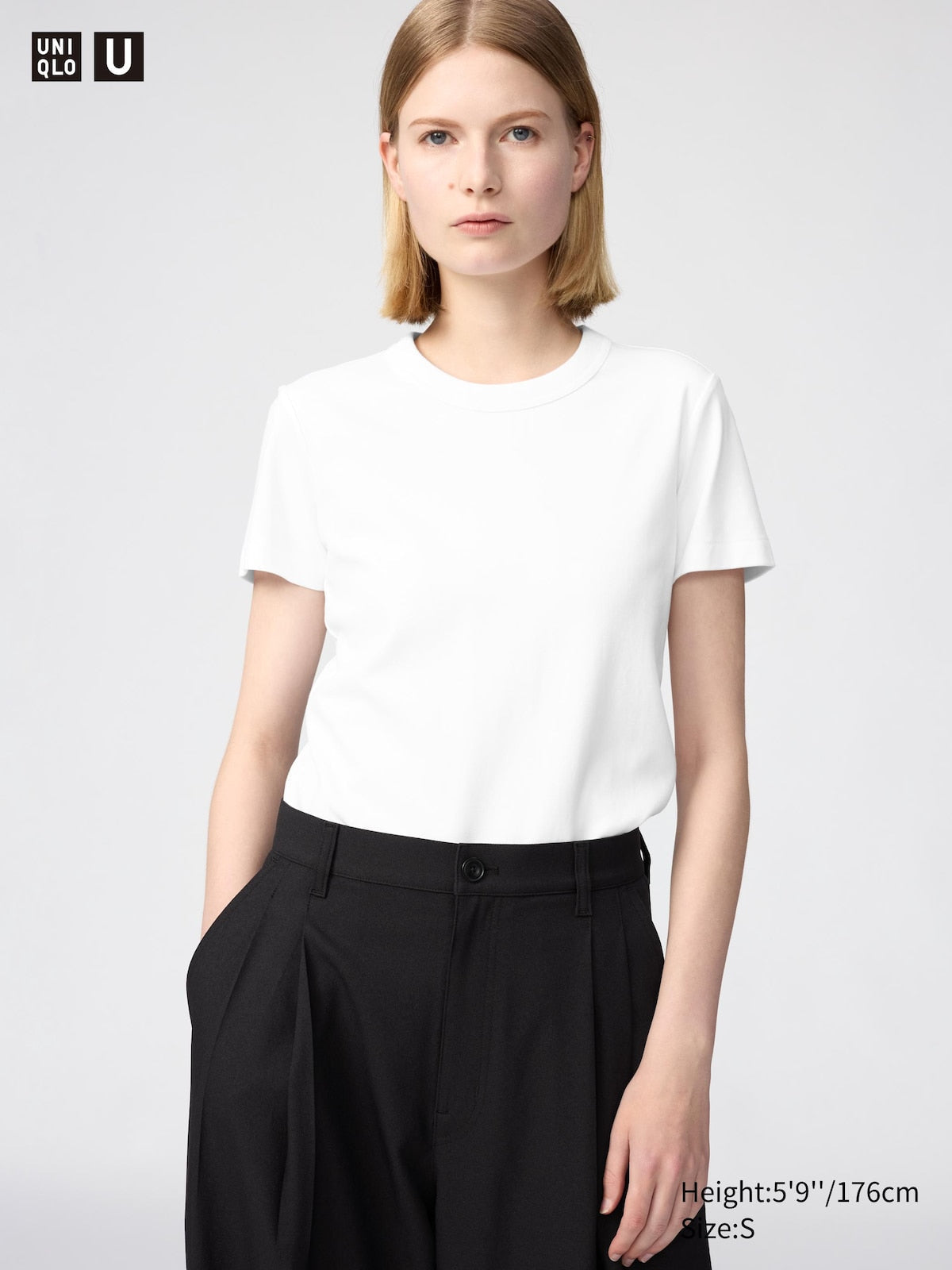 Crew Neck T-Shirt UNIQ 00 WHITE #color_UNIQ 00 WHITE