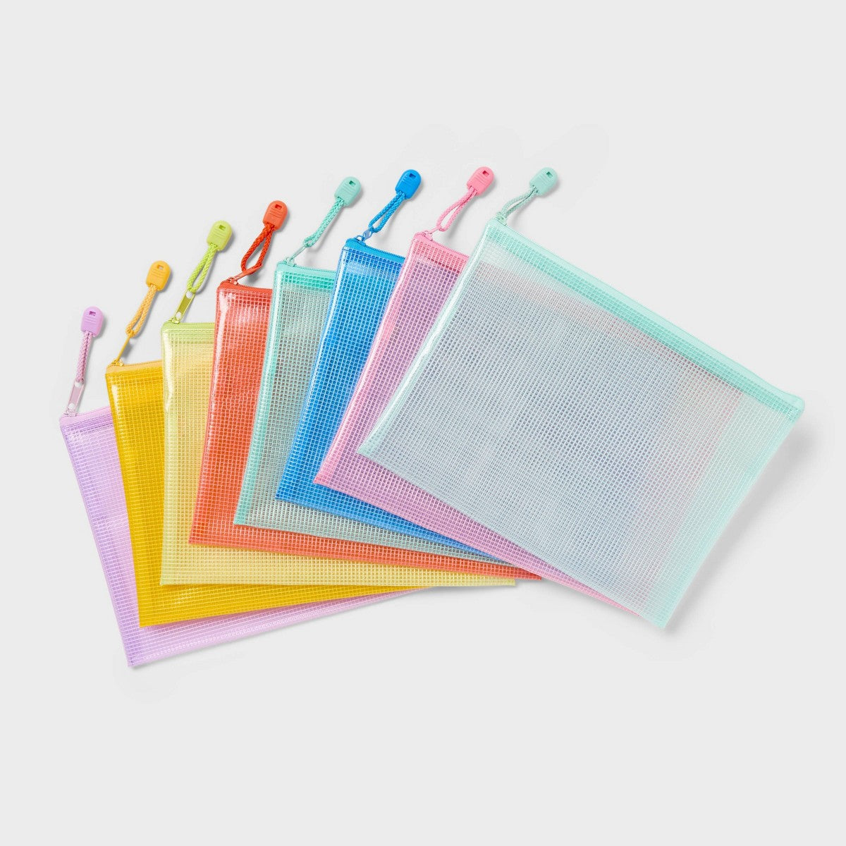 Set de bolsas organizadoras impermeables up&up 8 piezas - detalle