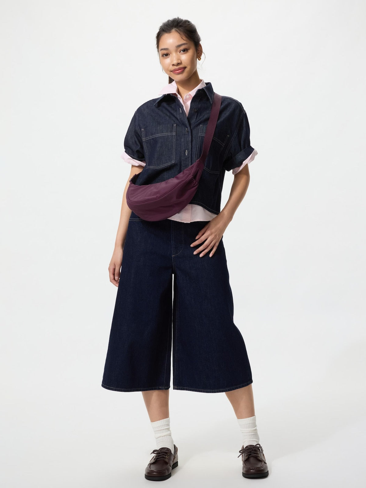 UNIQLO Round Mini Shoulder Bag vista lateral
