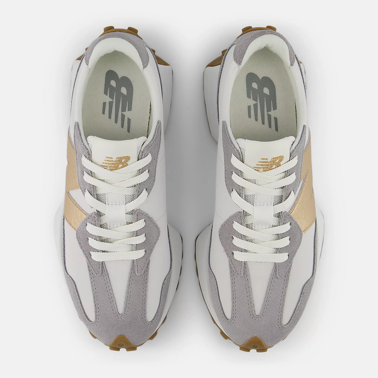 #color_NB 327 GREY MATTER with GOLD METALLIC