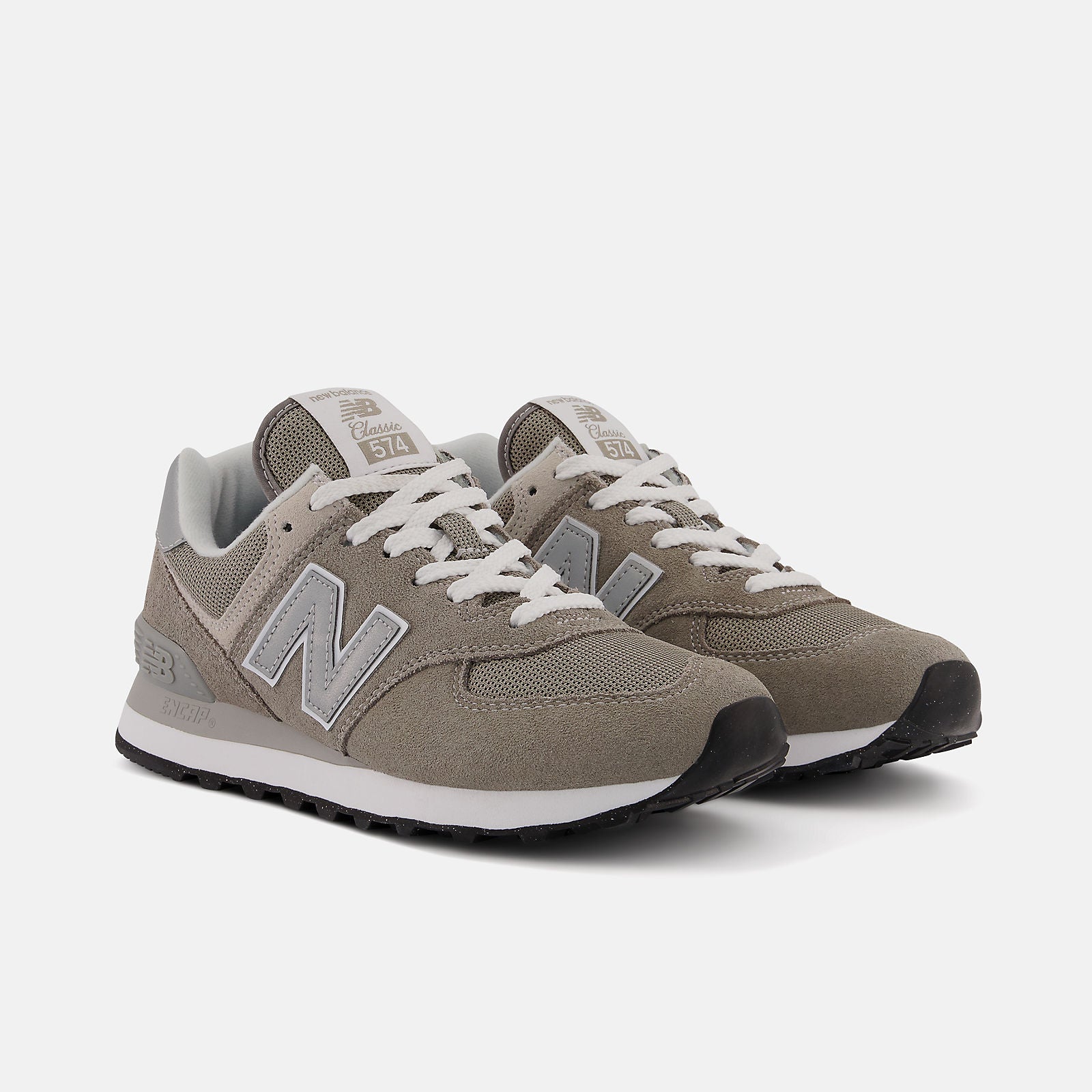 Men's 574 Grey with white