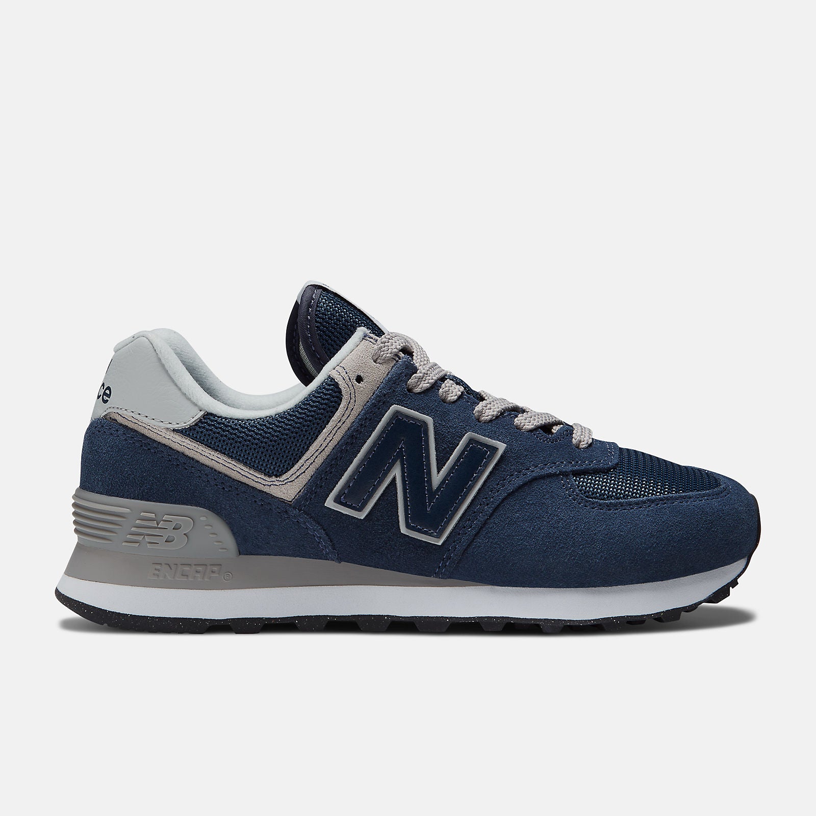 New Balance 574 Navy with white | Tenis para mujer dama