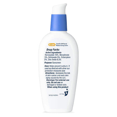 AM Face Moisturizer SPF 30 Oil-Free Cream with Sunscreen
