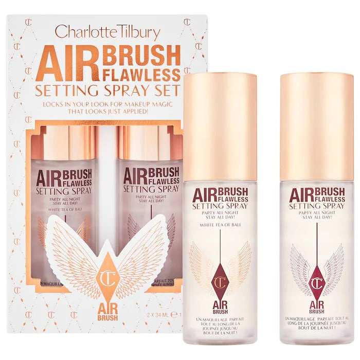 Charlotte Tilbury - Mini Airbrush Flawless Setting Spray Duo Set | Spray Fijador